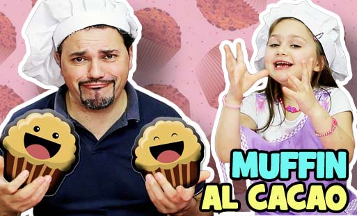 muffin al cacao e cioccolato