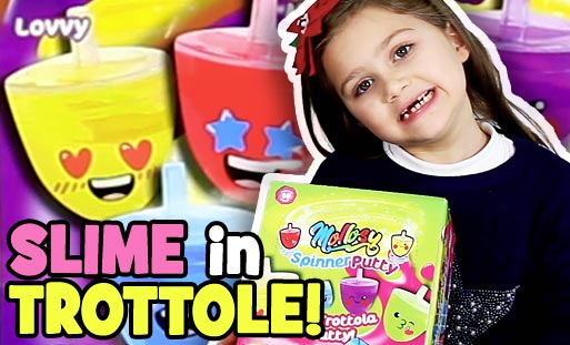slime in trottole mollosy spinner putty